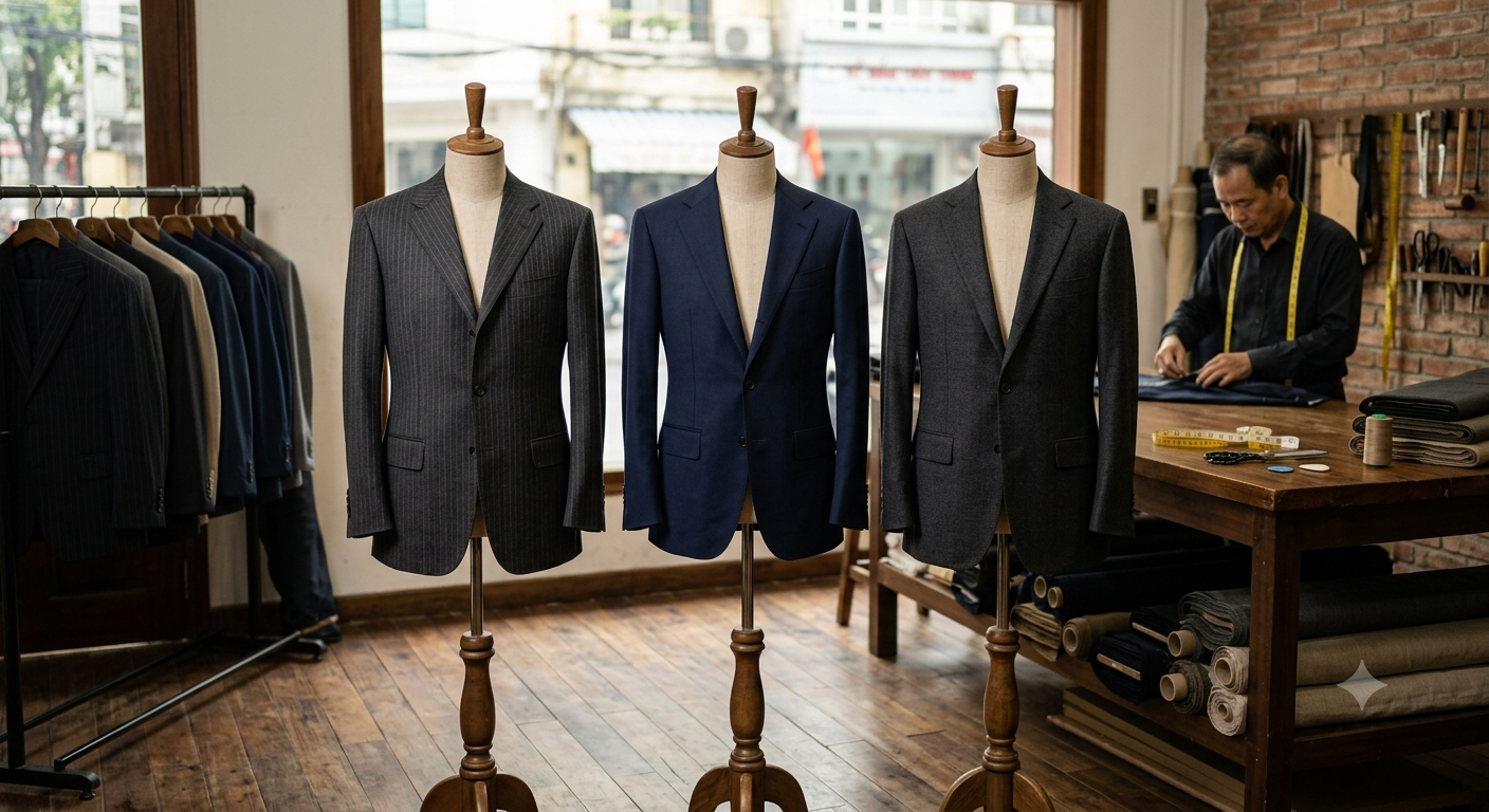 Các form áo vest nam phổ biến và đặc điểm